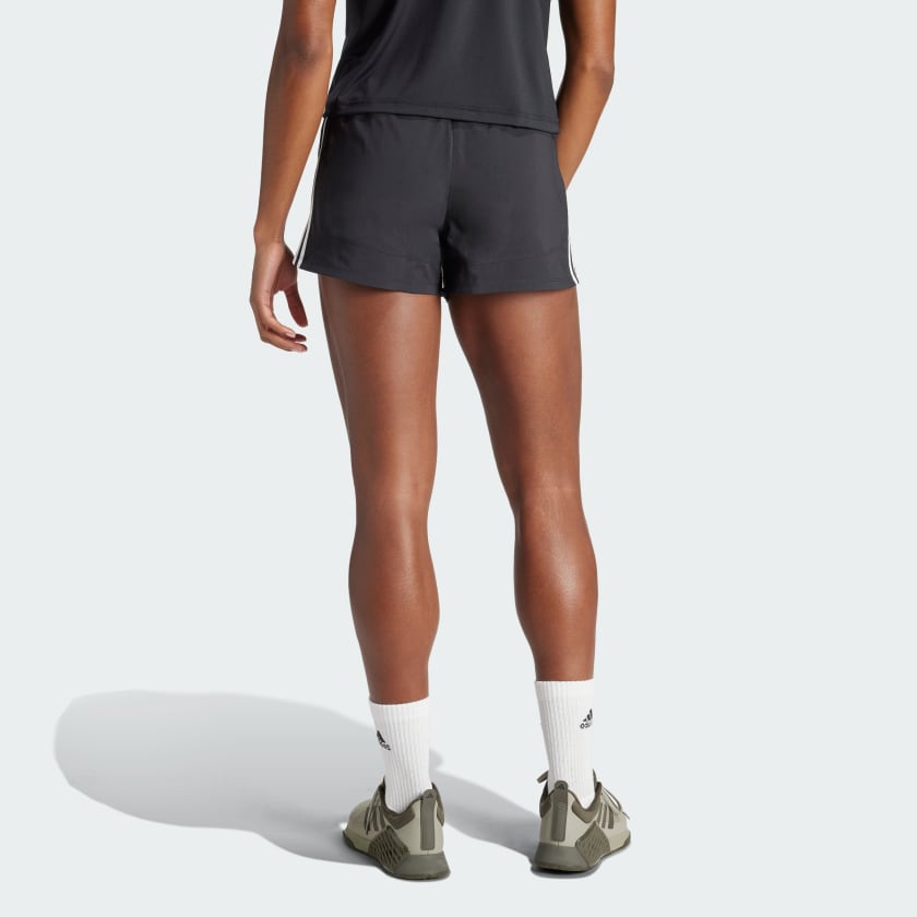 Women's Pacer Training 3-Stripes Woven High-Rise Shorts