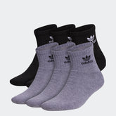 Trefoil Quarter Socks 6 Pairs