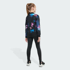 Kids' Allover Print 3-Stripes Tricot Jacket