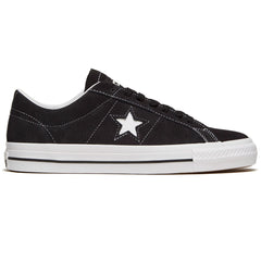 Converse One Star Pro Ox Shoes - Black/Black/White