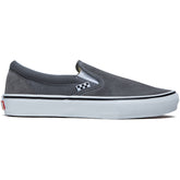 Vans Skate Slip-on Shoes - Pewter/White