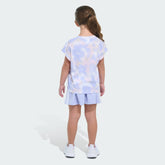 Kids' Two-Piece Printed Sleeveless Box Tee and French Terry Skort Set