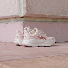 Womens HOKA Bondi 9 (rose latte/rose cream)