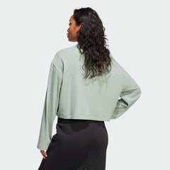 Women's Essentials Wide Rib Long Sleeve Tee
