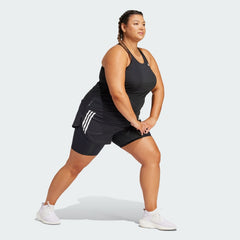 Women's Own the Run 3-Stripes 2-in-1 Shorts