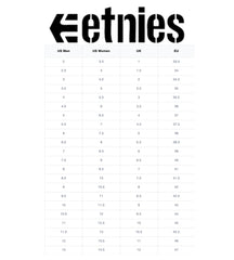 Etnies Kingpin Black Black Silver Shoes