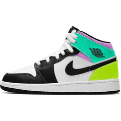 Big Kids' Air Jordan 1 Mid "Pastel Black Toe "