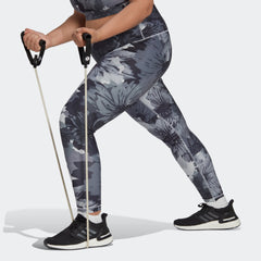 Women's Training Essentials Printed High-Waisted Leggings (Plus Size)