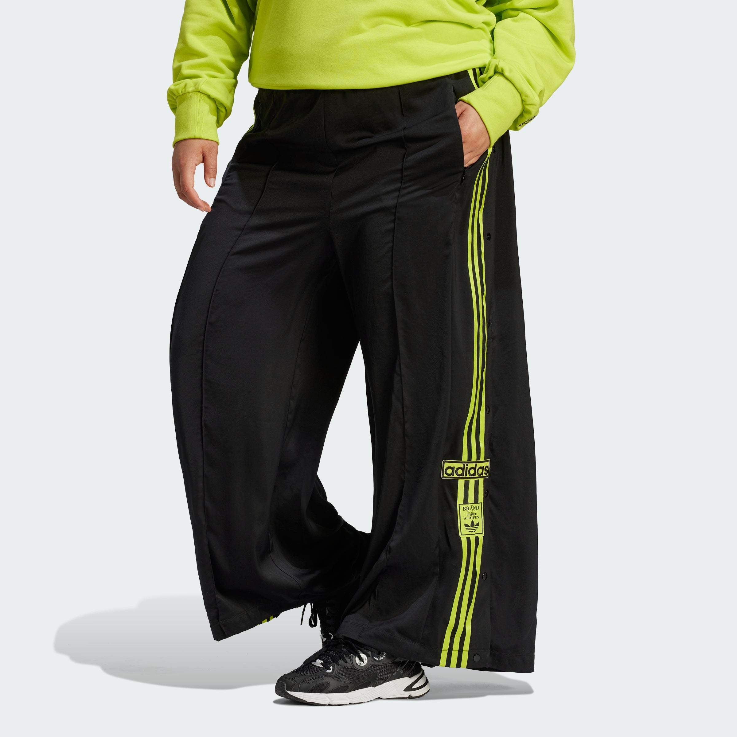 Women's Adibreak Satin Wide Leg Pants (Plus Size)