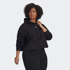 Women's Adicolor Essentials Crop Fleece Hoodie (Plus Size)