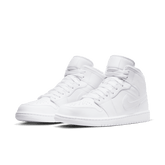 Men's Air Jordan 1 Mid "Triple White"