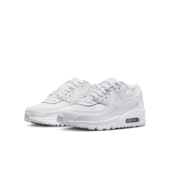Big Kids’ Nike Air Max 90 LTR "White Metallic Silver"