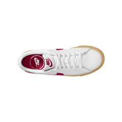 Big Kids' Nike Court Legacy "White Team Red Gum"