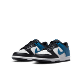 Big Kids' Nike Dunk Low "Industrial Blue Black White"