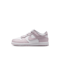 Little Kids' Nike Dunk Low "White Light Violet"