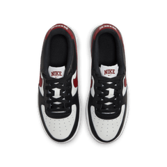 Big Kids' Nike Air Force 1 "Black Dark Team Red"