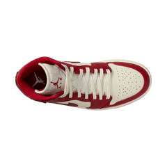 Women's Air Jordan 1 Mid SE "Red Cracked Leather"