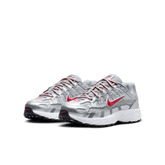 Big Kids' Nike P-6000 "Metallic Silver Gym Red"