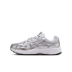 Big Kids' Nike P-6000 "White & Metallic Silver"