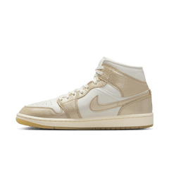 Women's Air Jordan 1 Mid SE "Metallic Team Gold"