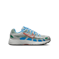 Big Kids' Nike P-6000 BG "White University Blue Stadium Green"
