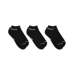 Jordan Everyday No-Show Socks "Black White" (3 Pairs) (Unisex)