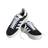 Women's Adidas Originals Gazelle BOLD " Core Black White"