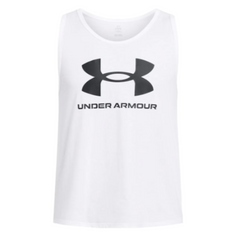 Men's Under Armour Sportstyle Logo Tank "White/Black "