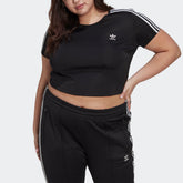 Women's Adicolor Classics Crop 3-Stripes Tee (Plus Size)