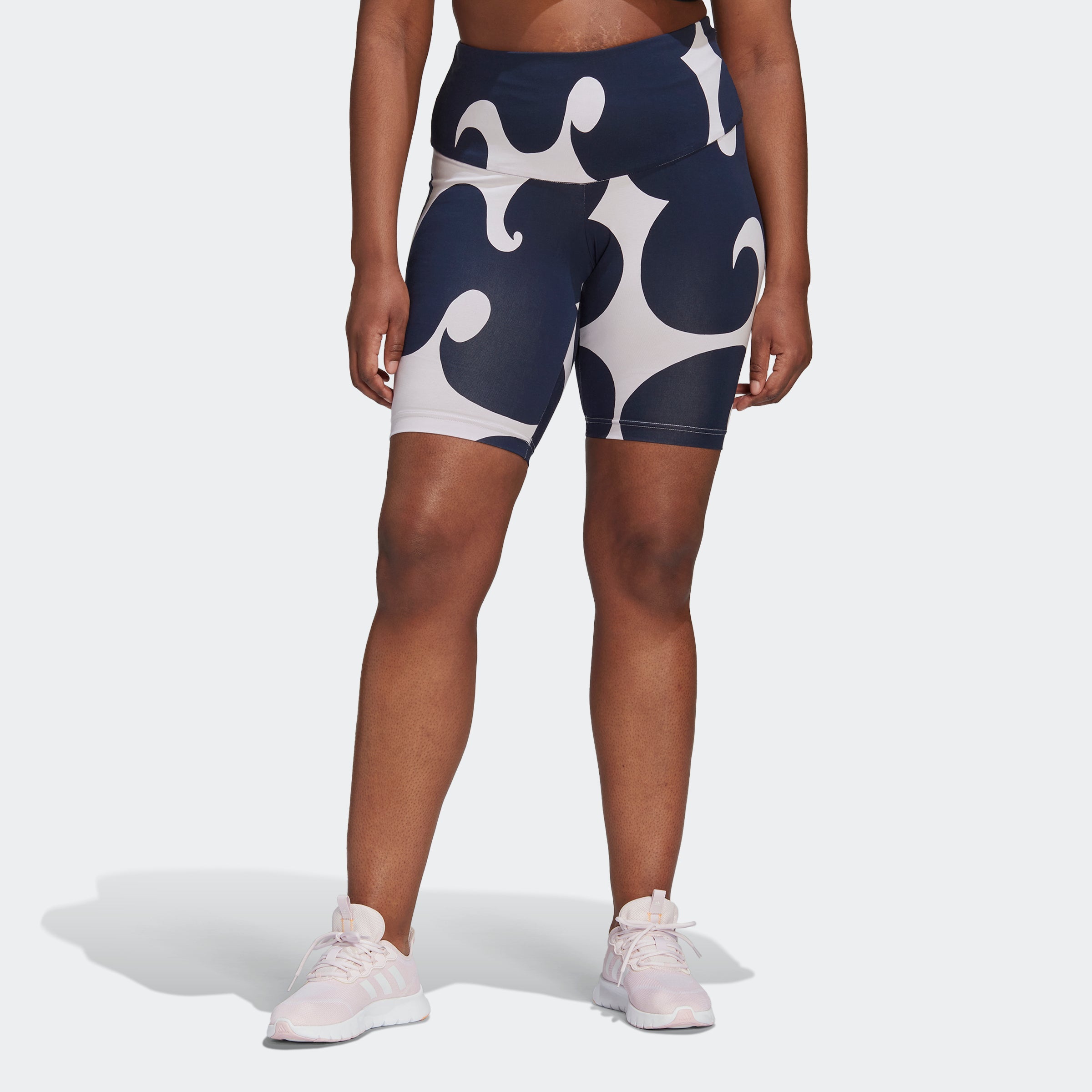 Women's Marimekko Rib Knee-Length Short Tights (Plus Size)