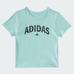 Kids' adidas Two-Piece Short Sleeve Tee and Camo 3-Stripes Woven Shorts Set