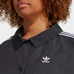 Women's Adicolor Classics 3-Stripes Coach Jacket (Plus Size)