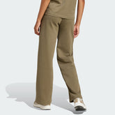 Women's Essentials Small Logo Feel Cozy Open-Hem Pants
