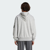 Men's Essentials Loose-Fit 3 Bar Logo French Terry Hoodie