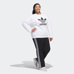 Women's Adicolor Trefoil Crew Sweatshirt (Plus Size)