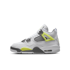 Big Kids' Air Jordan 4 Retro "Light Lemon Twist"
