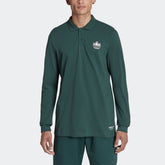 Men's Graphics Campus Long Sleeve Polo Shirt