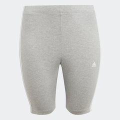 Women's Essentials 3-Stripes Bike Shorts (Plus Size)