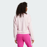 Women's Essentials 3-Stripes French Terry V-neck Sweatshirt
