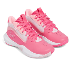 Big Kids' Under Armour Lockdown 7 Basketball Shoes "Pink"