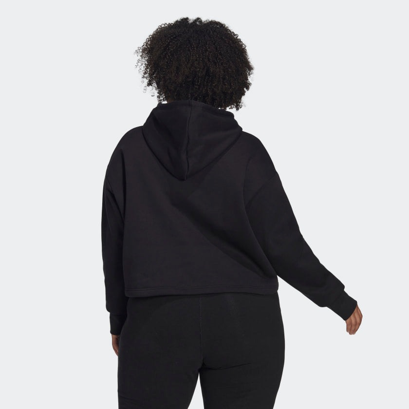 Women's Adicolor Essentials Crop Fleece Hoodie (Plus Size)