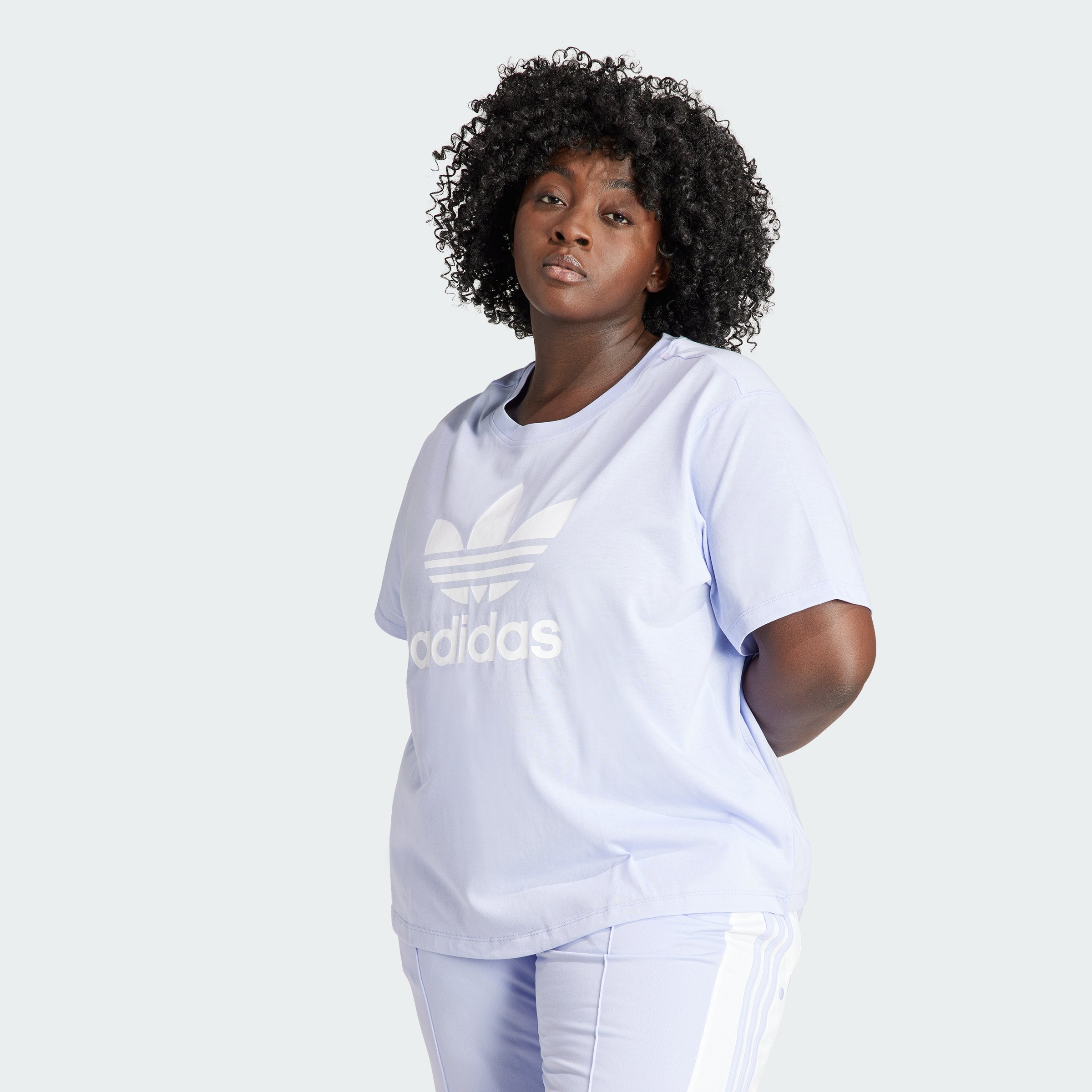 Women's Adicolor Trefoil Boxy Tee (Plus Size)