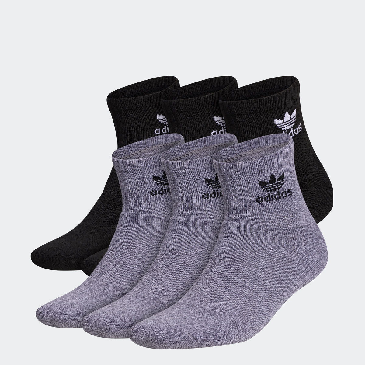 Trefoil Quarter Socks 6 Pairs