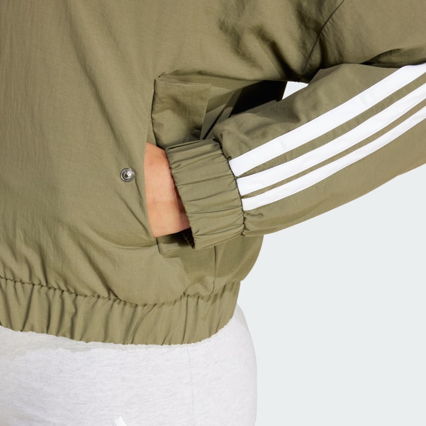 Women's Essentials 3-Stripes Lifestyle Woven Bomber Jacket