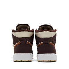 NIKE AIR JORDAN1 MID SE BROWN BASALT OATMEAL WMNS (NEW)