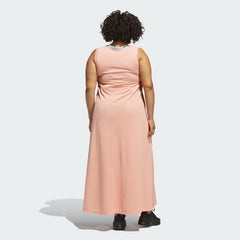 Women's adidas Tiro Cut 3-Stripes Soft Mesh Long Dress (Plus Size)