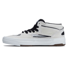 Vans Skate Half Cab Wafflecup Shoes - White/Black