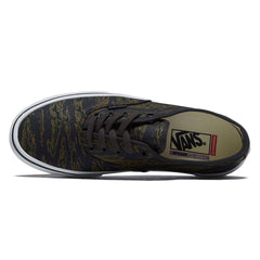 Vans Skate Authentic Shoes - Tiger Camo Green/Black