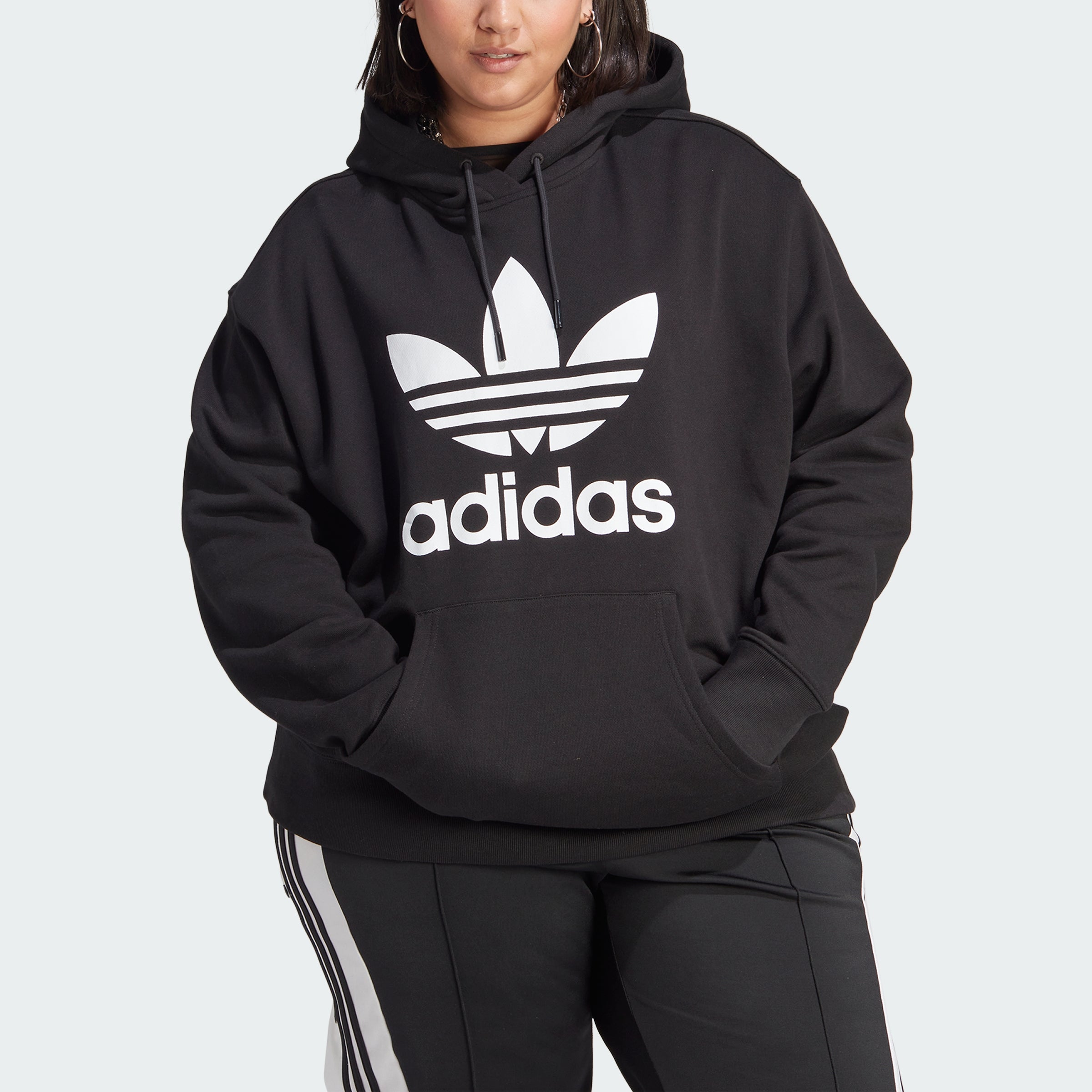 Women's Adicolor Trefoil Hoodie (Plus Size)