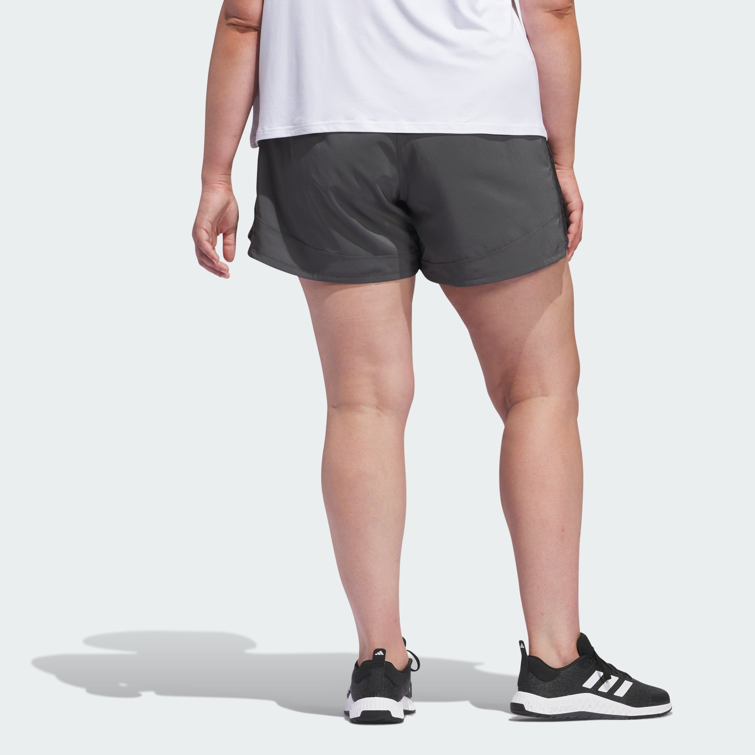 Women's Pacer 3-Stripes Woven Shorts (Plus Size)
